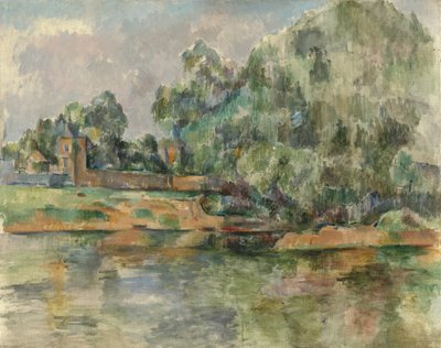 Riverbank, c.1895 by Paul Cézanne